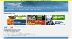 Desktop Screenshot of beekeepinginnigeria.info